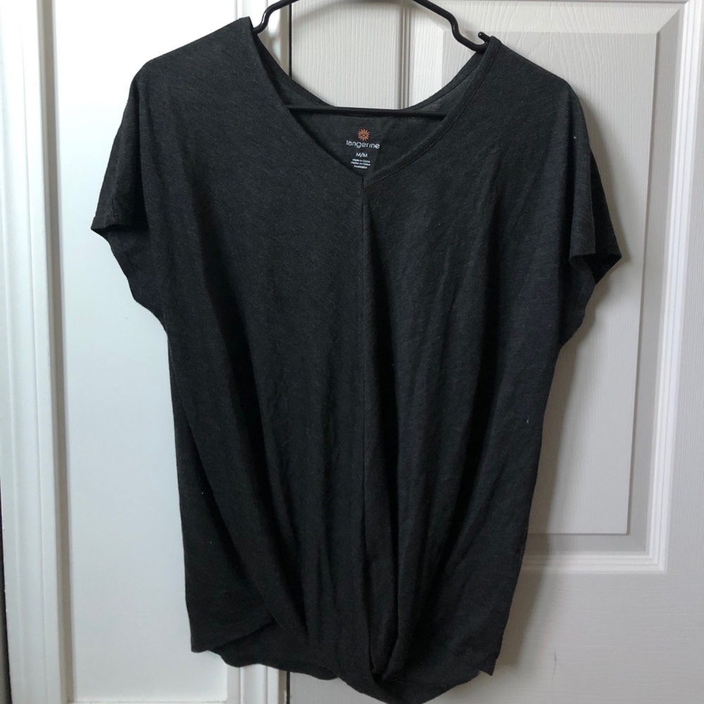 Dark Gray V-Neck Shirt